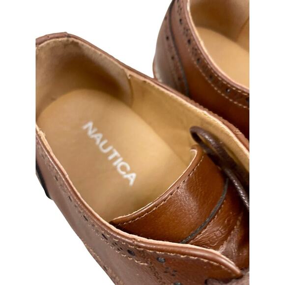 Nautica Wing deck Pebbled Oxford  Shoes men Sz 12 Relaxed Work Attire versatile - Picture 4 of 15